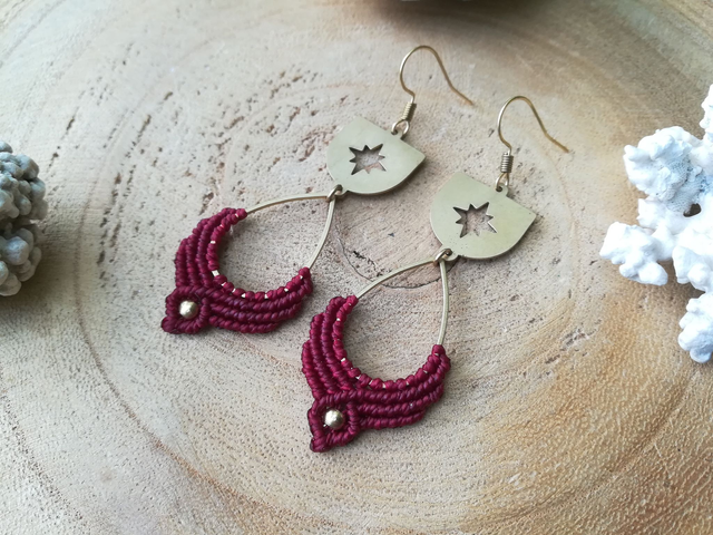 Boucles d'oreilles « CELESTE » ~ Coloris au choix