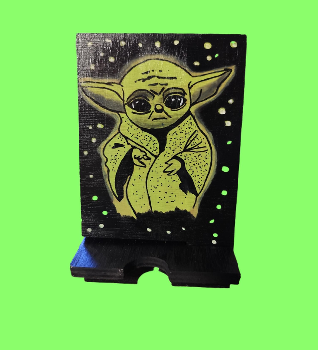 Support de charge téléphone Maître Jedi