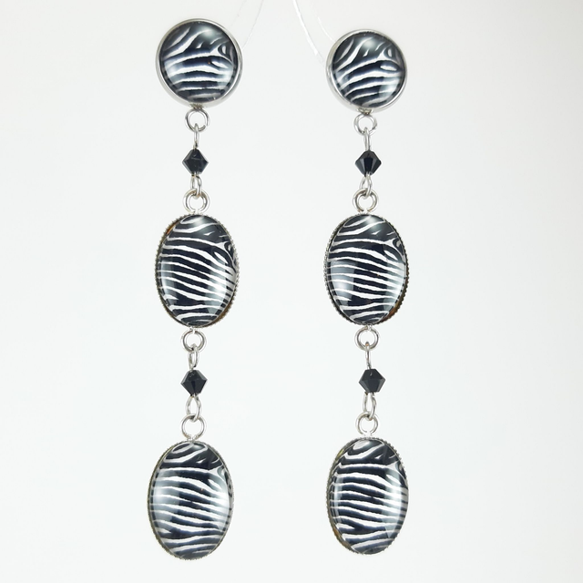 Aretha-Zèbre Noir et blanc