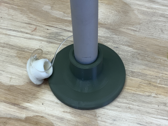 Big Foot Lavvu Pole Base 80mm wide, fits standard 22mm Lavvu poles.