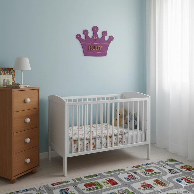 Plaque prénom déco : le détail poétiques de la chambre