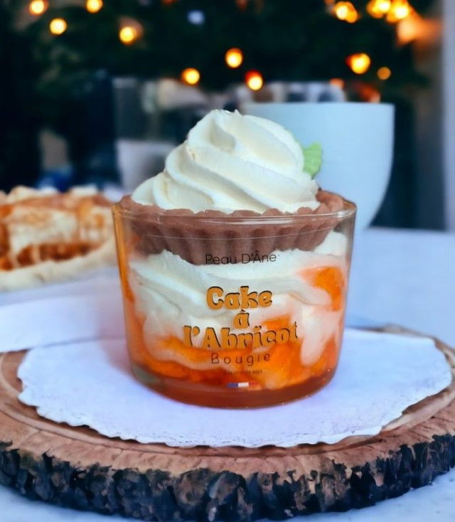 Bougie Cake à l’Abricot