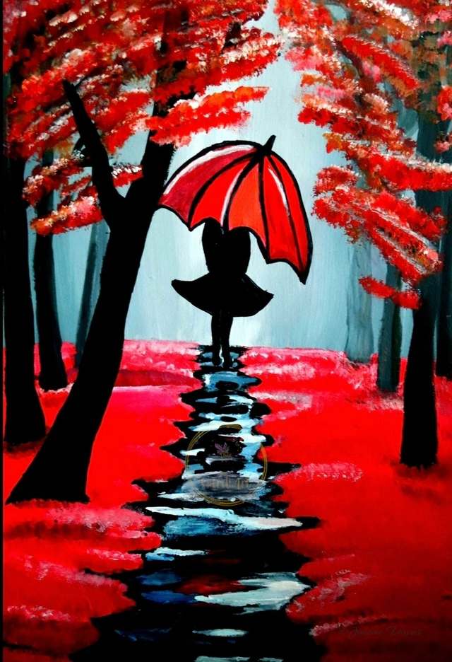Red Umbrella Girl