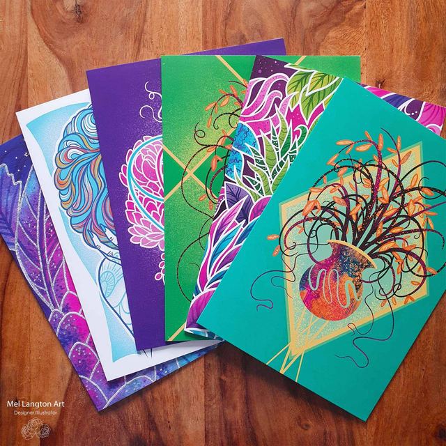 Purple Succulents Greeting Card