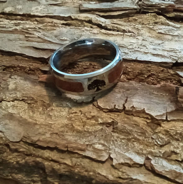 BAGUE ANNEAU ARBRE DE VIE CELTIQUE