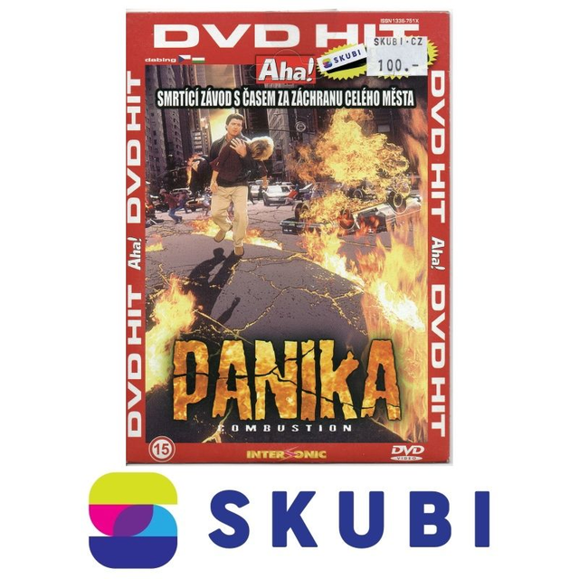 DVD Panika / Combustion - česky, anglicky, maďarsky