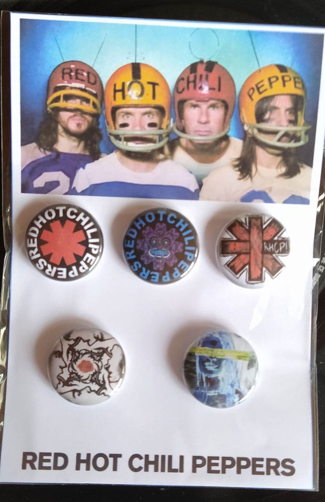 Red Hot Chili Peppers kit badges 