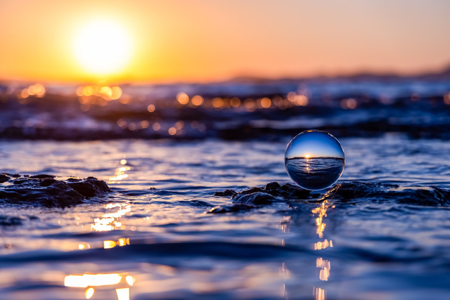 Epic Sunset LensBall Photo 70x100cm (P004)