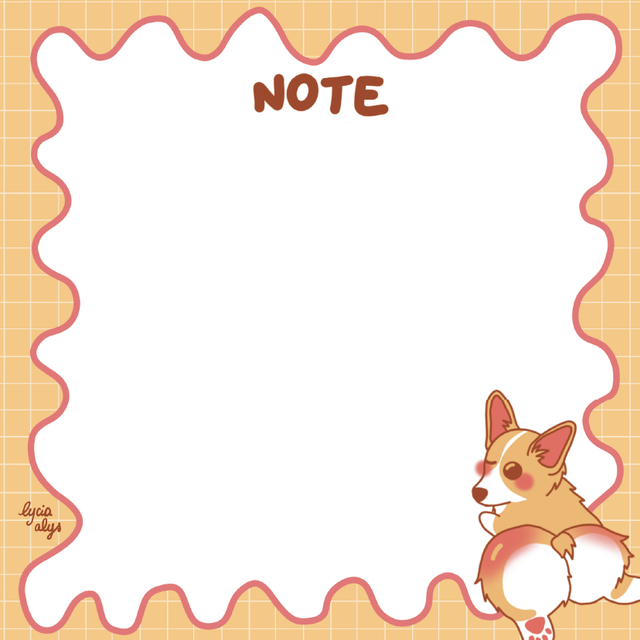Memo pad - corgi