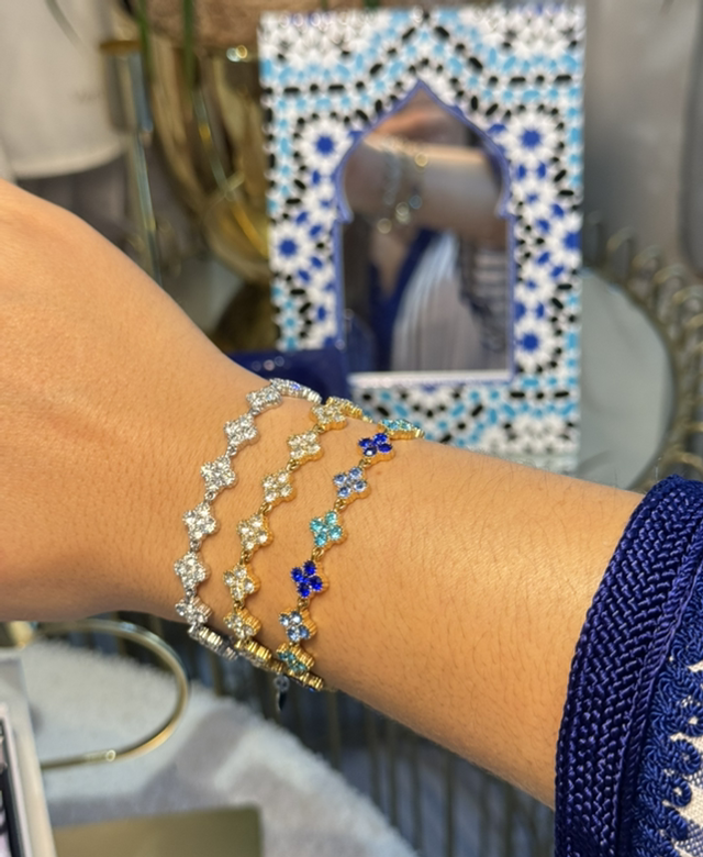Bracelet Dilara bleu roi 