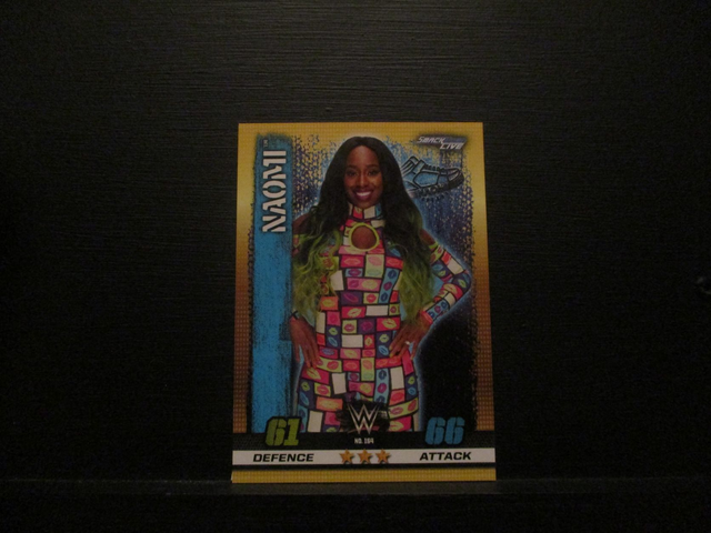 Naomi - Smackdown Live Slam Attax 10th Edition Original Trading Card #164