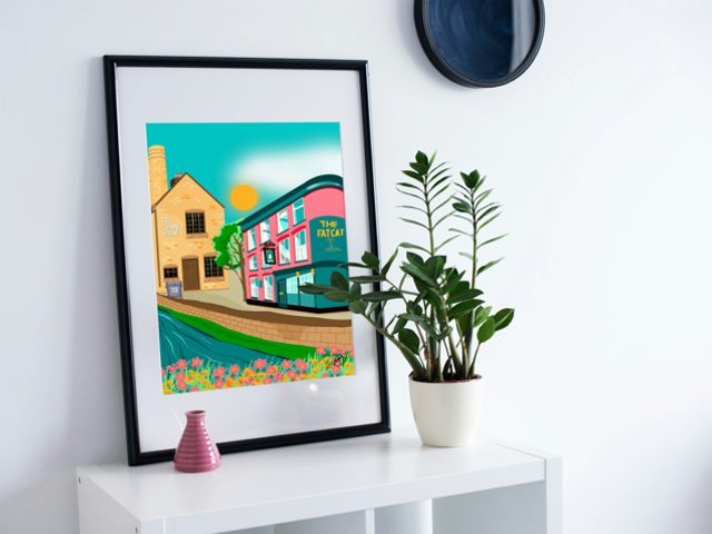 Kelham Island, Sheffield Art Print