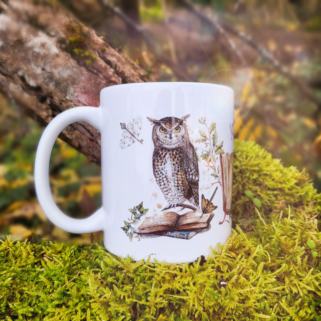 Mug &quot;Bibliothèque aux Hiboux&quot;