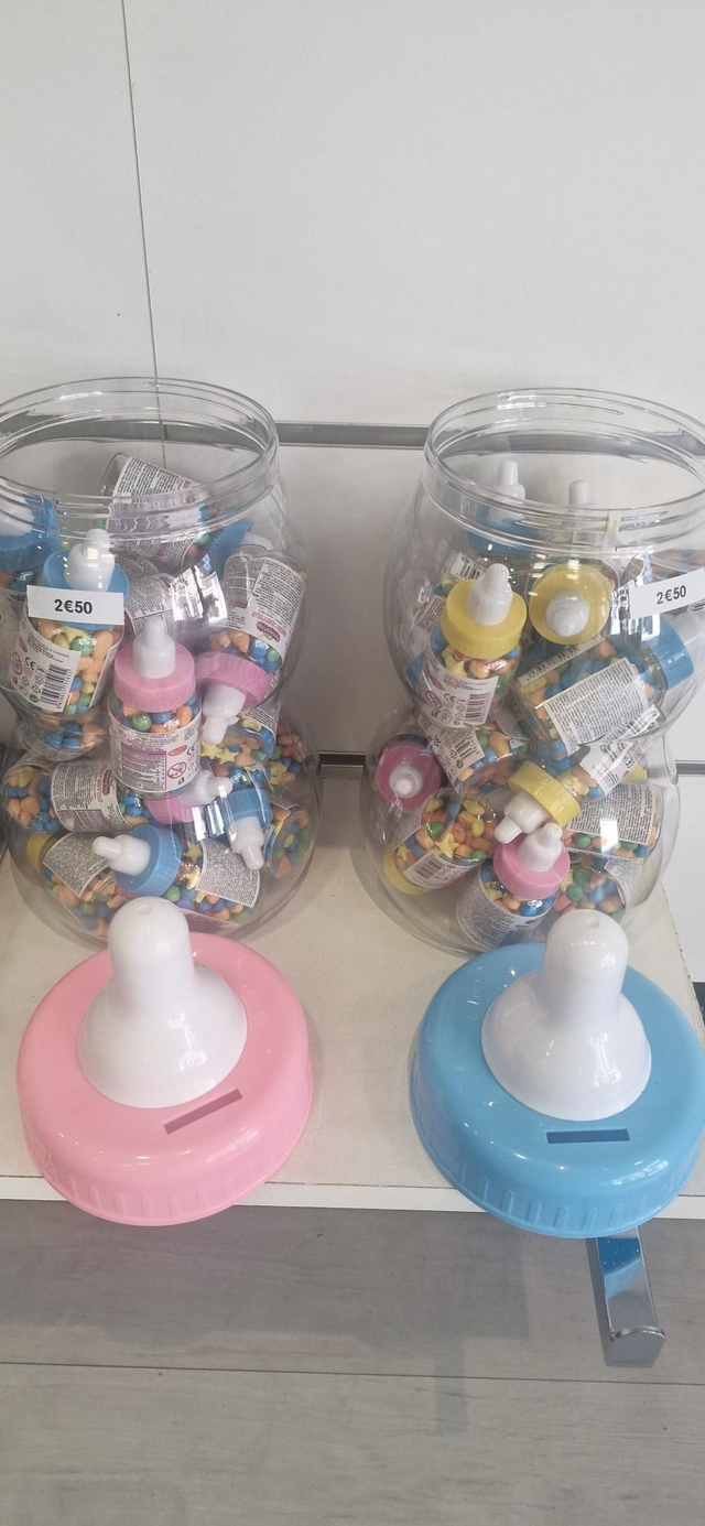 Mini biberon avec bonbon d&#039;extrose 