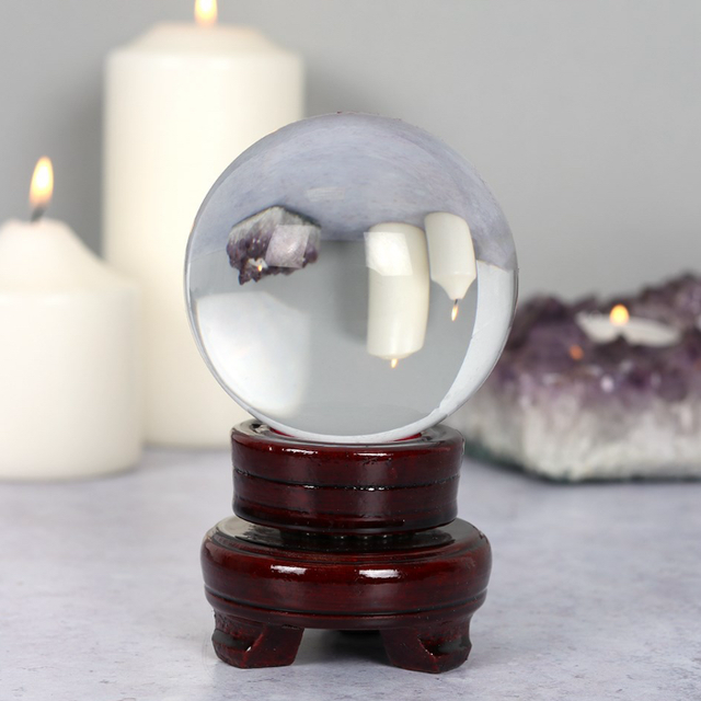 8cm Crystal Ball with Stand 