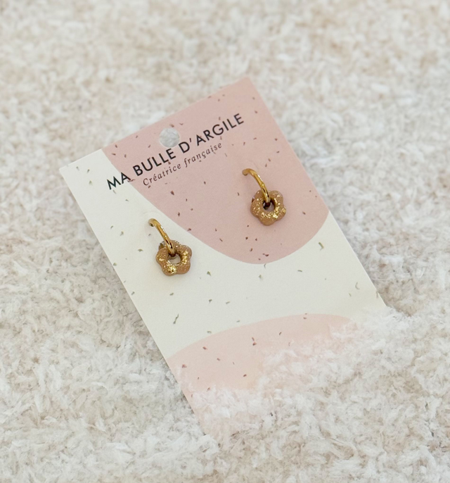 Mini pampilles bordeaux pailletées