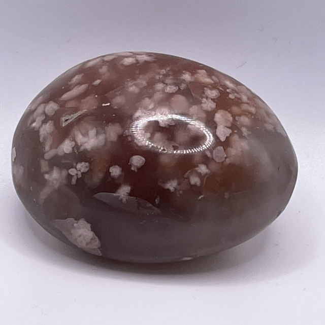 Flower Agate Pebble - 1