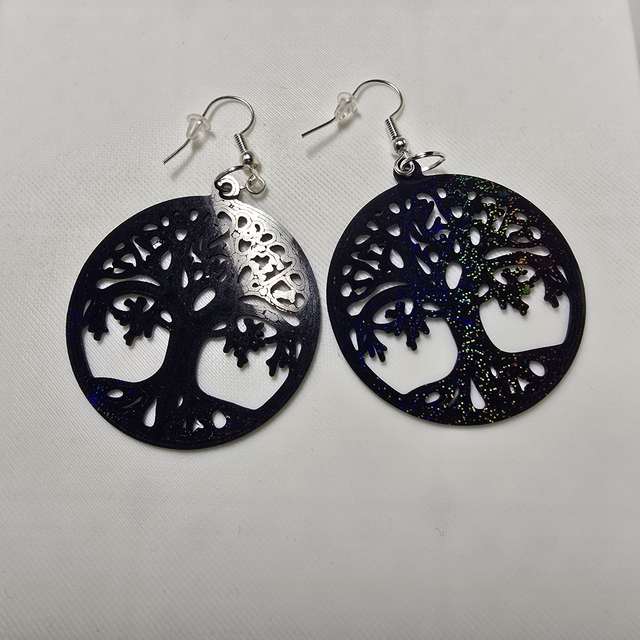 Boucles d'oreilles Arbre de vie