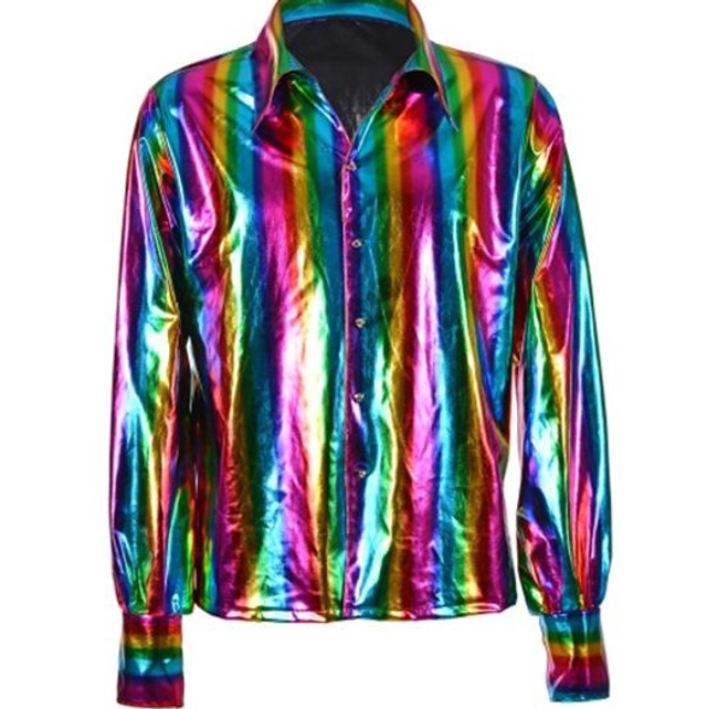 Rainbow 70s shirt