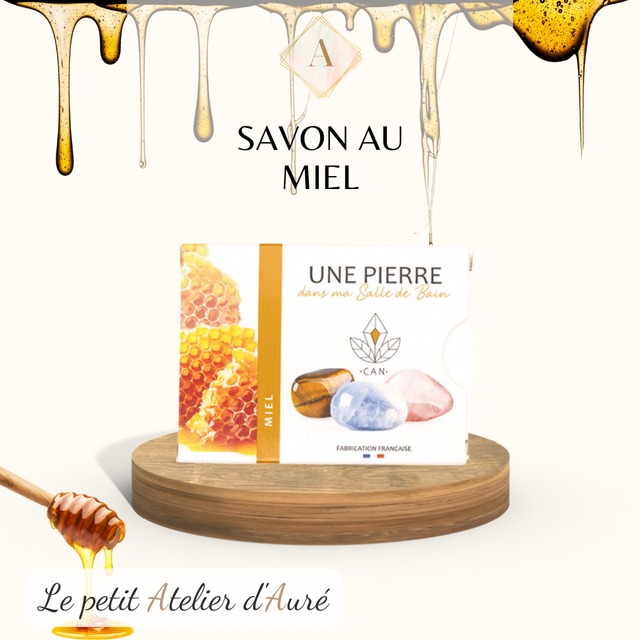 Savon Miel et Pierre Naturelle