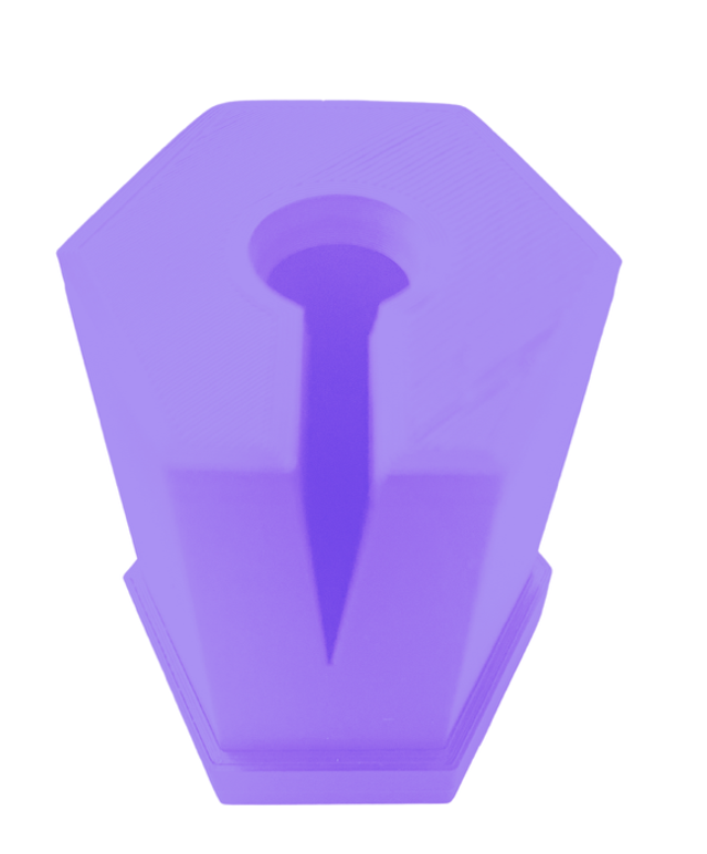 Purple VINYL WEEDING POT bin