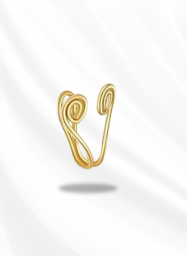 Faux piercing de nez Pinheart doré