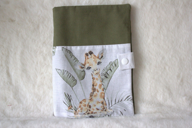 Protège carnet de santé girafe 