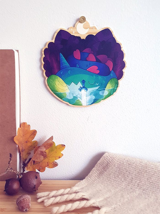 Suspension murale « Le gardien de l'épée »