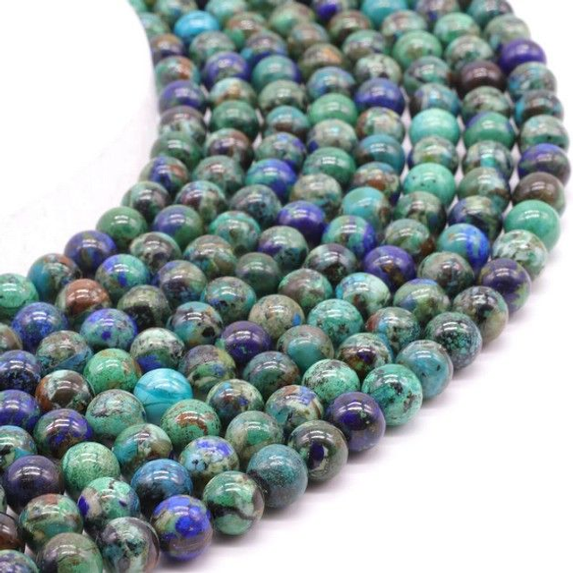 "Azurite" - fil de perles