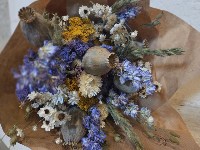 BOUQUET FLEURS SECHEES GRAND MODELE