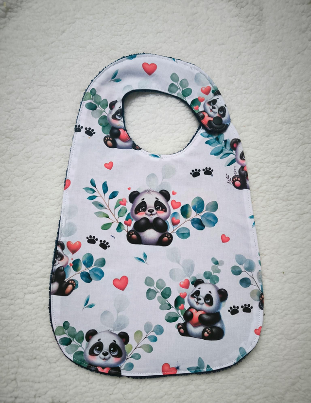 Bavoir panda 10 mois et +