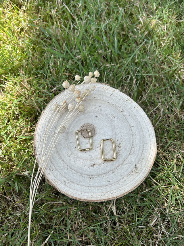 Créoles rectangulaire 