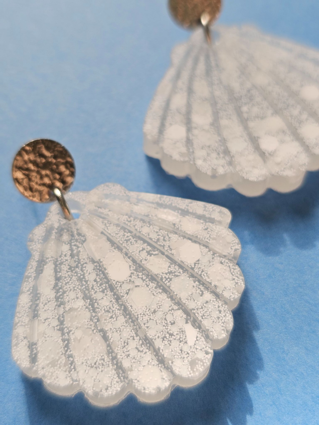 JACKIE blanc paillettes mat