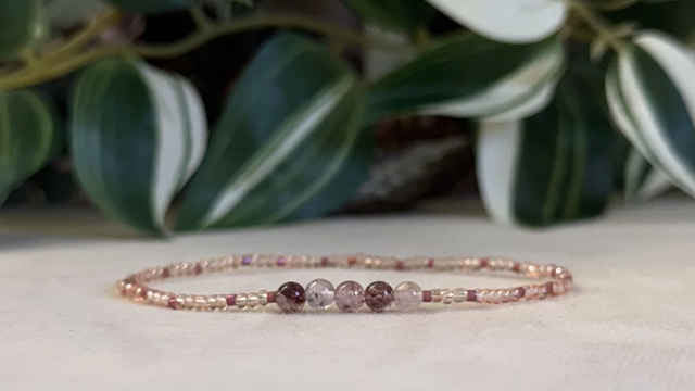 Bracelet | Quartz Fraise - Éléments 4