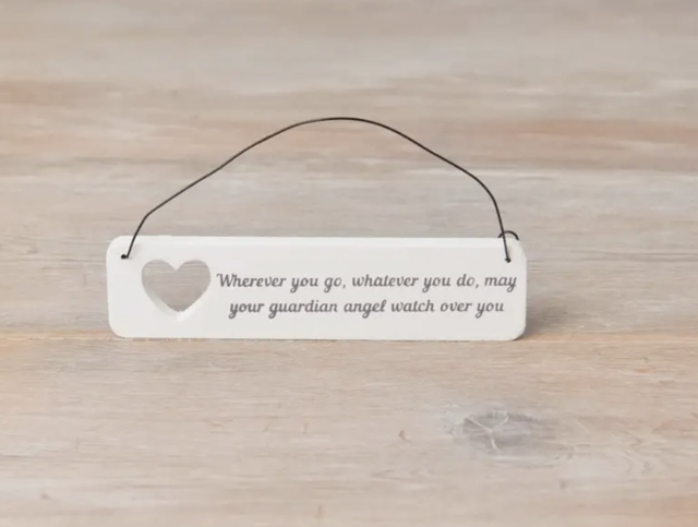 Wherever you go wooden sign 