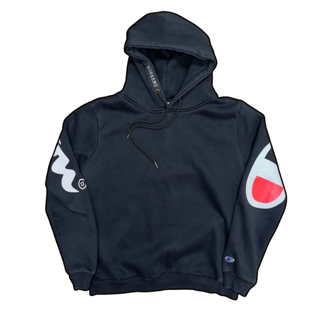 Champion X Supreme Spellout Hoodie - M