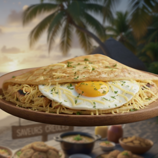 Crêpe C4 : Oeuf, Fromage