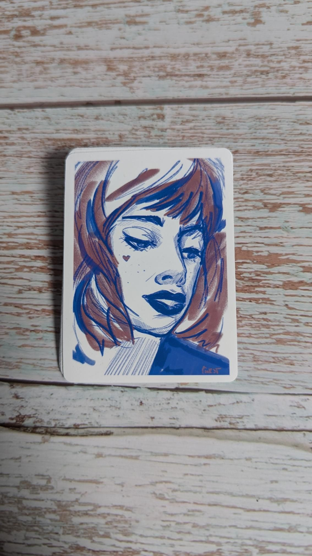 Sticker Sketchy Portrait