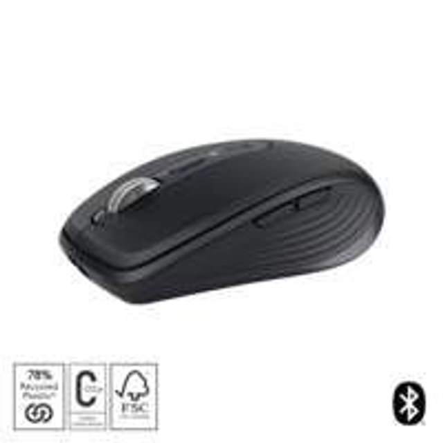 Logitech MX Anywhere 3S muis Rechtshandig RF-draadloos + Blu