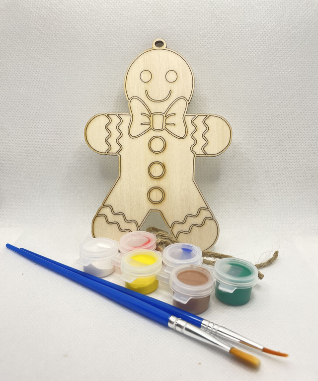 Lebkuchenmann Malset für Kinder