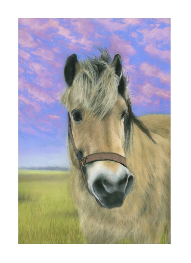 Print (large)  'UNYCKE' (Olde Manegepeerd)