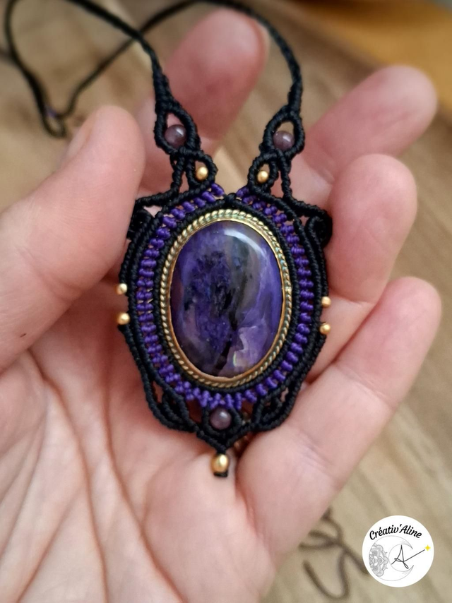 Collier Charoite 🪷