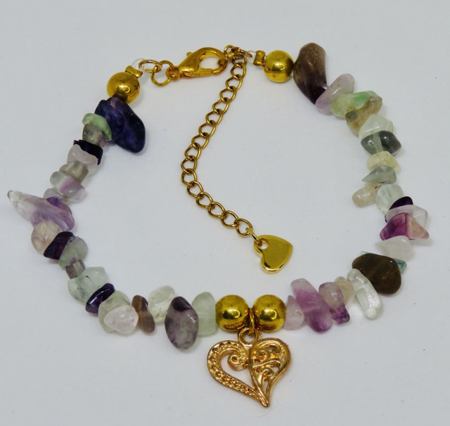 Bracelet en Fluorine et fermoir