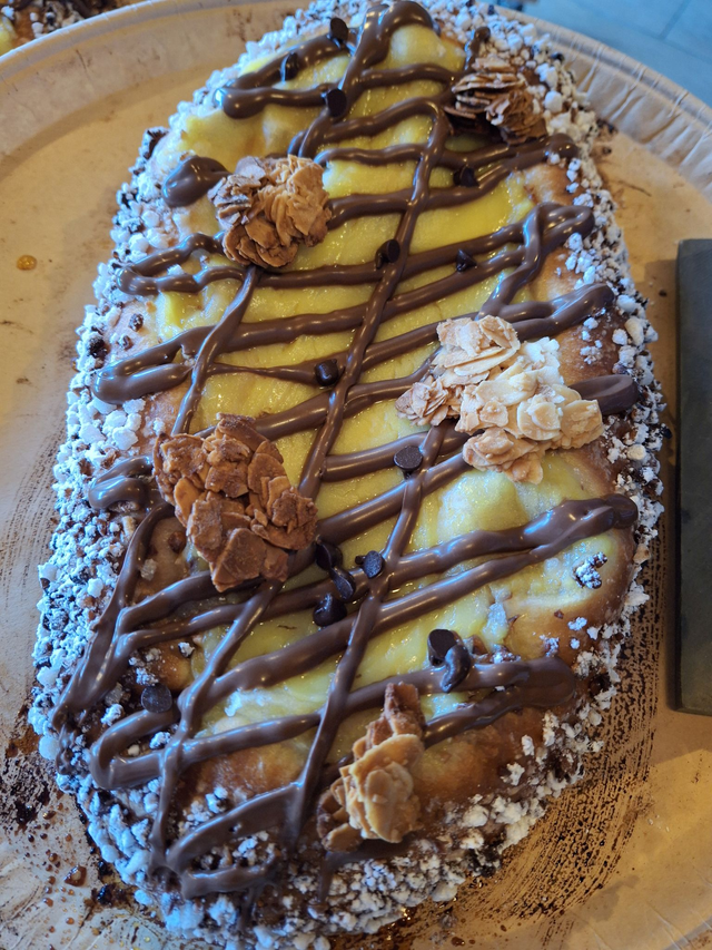 0valine crème pâtissière pâte noisette