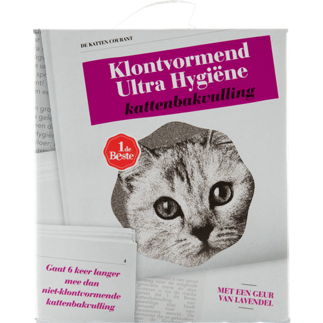 1 de Beste Kattenbakvulling klont ultra hygiene