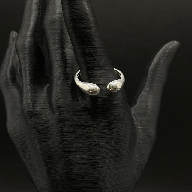 Anel achatado regulável 