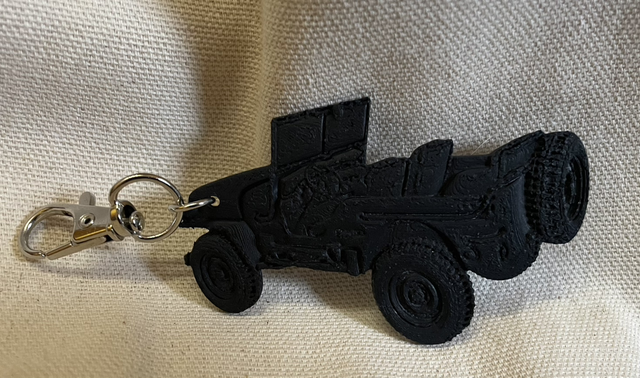 Porte clé jeep noir 