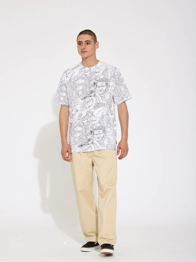 18673272 - VOLCOM T-shirt  mezza manica stampa Ed Merlin Murray 3