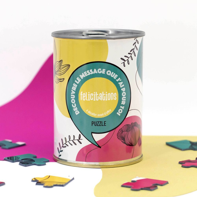 Puzzle à message "Félicitations"