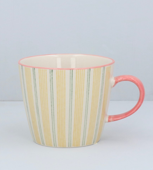 Yellow Stripy Mug